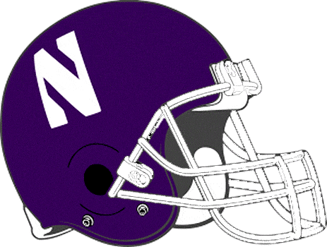 Northwestern Wildcats 1981-1992 Helmet Logo t shirts iron on transfers